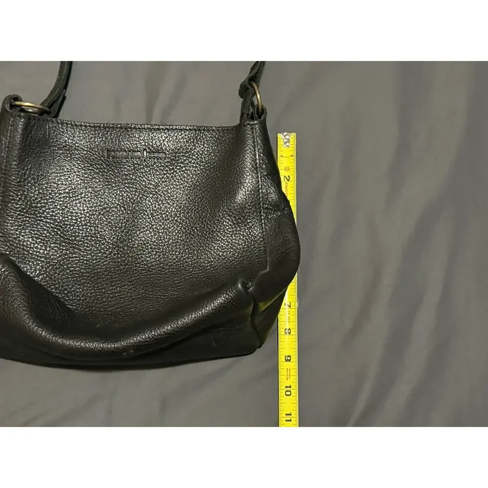 $260 Black Portland Leather Pebble Leather Handbag EUC